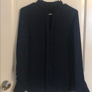Navy Blue Blouse